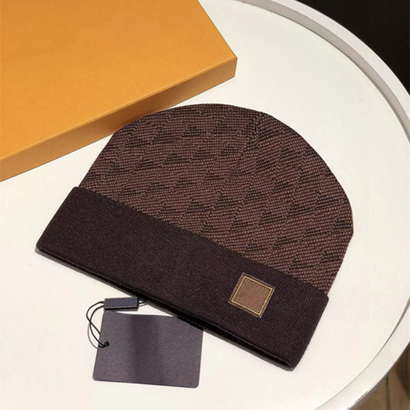 Winter Hat Men Women Designers Beanie Hats Man Woman Bonnet Classic Letter Printed Autumn Wool Knitted Cap Skullies beanies Caps A-6
