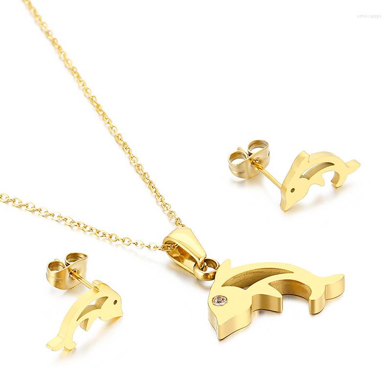 Necklace Earrings Set Accessories Sweet Little Fish Shape Fashion Simple, Picture shown
Necklace Earrings Set Accessories Sweet Little Fish Shape Fashion Simple, Picture shown