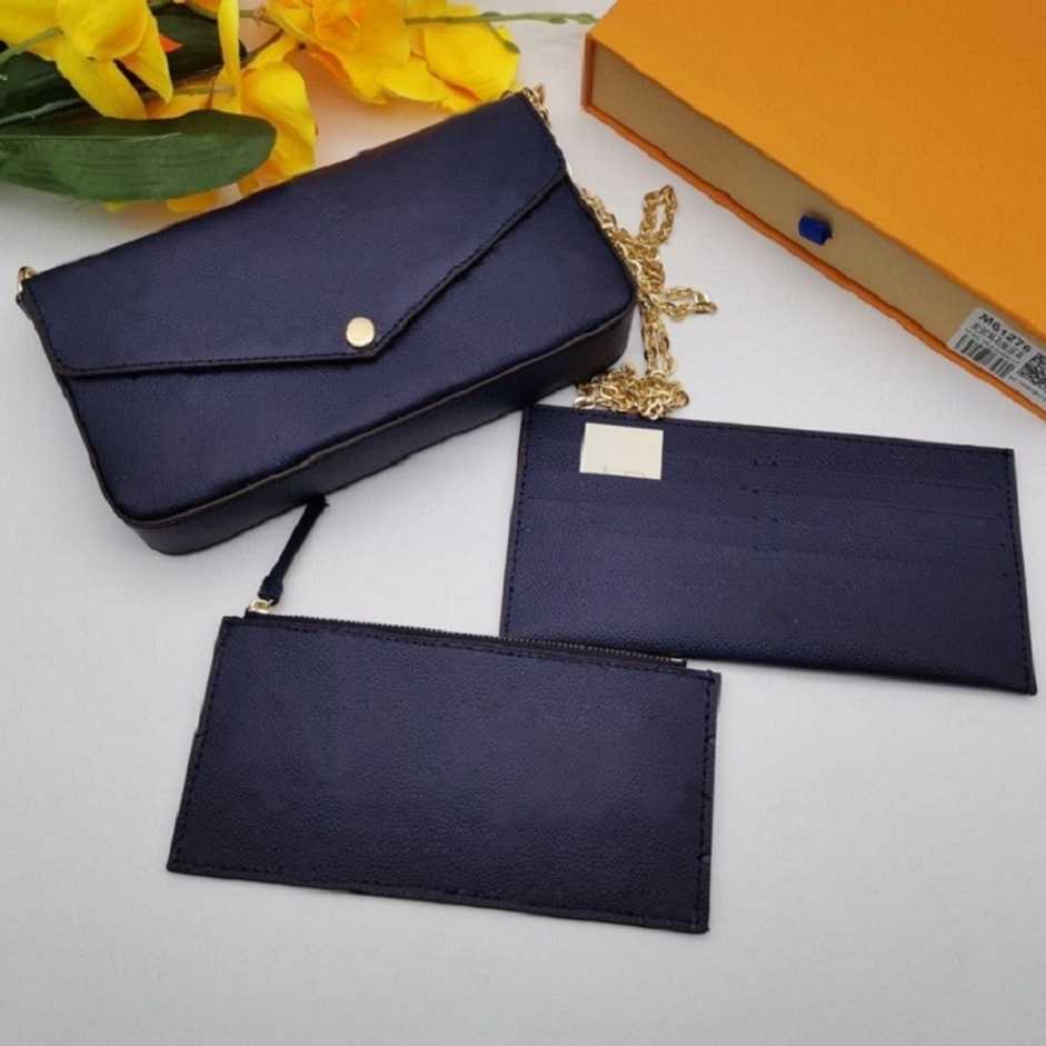 Classic luxury designer bags purse 3 P/c Pochette Felicie handbag Leather Shoulder bag holder card Clutch shopping messenger crossb, Red
Classic luxury designer bags purse 3 P/c Pochette Felicie handbag Leather Shoulder bag holder card Clutch shopping messenger crossb, Red