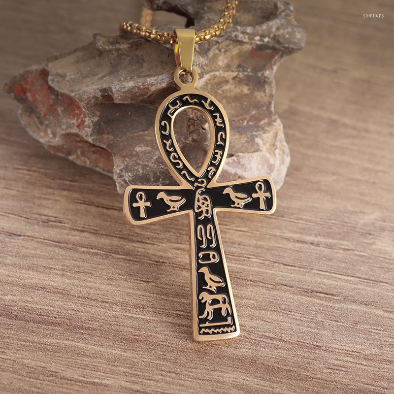 Pendant Necklaces Men's Women's Personality Fashion Retro Ancient Egypt Cross Necklace Amulet Casual Jewelry
Pendant Necklaces Men's Women's Personality Fashion Retro Ancient Egypt Cross Necklace Amulet Casual Jewelry