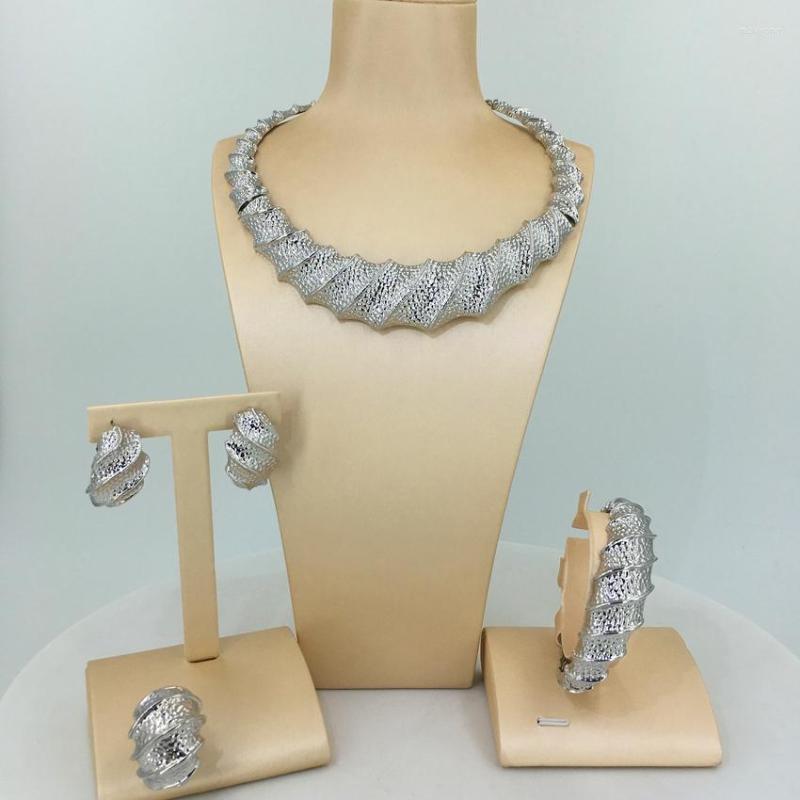 Necklace Earrings Set Yuminglai Fine Jewelry Dubai Full For Women FHK11914, Picture shown
Necklace Earrings Set Yuminglai Fine Jewelry Dubai Full For Women FHK11914, Picture shown