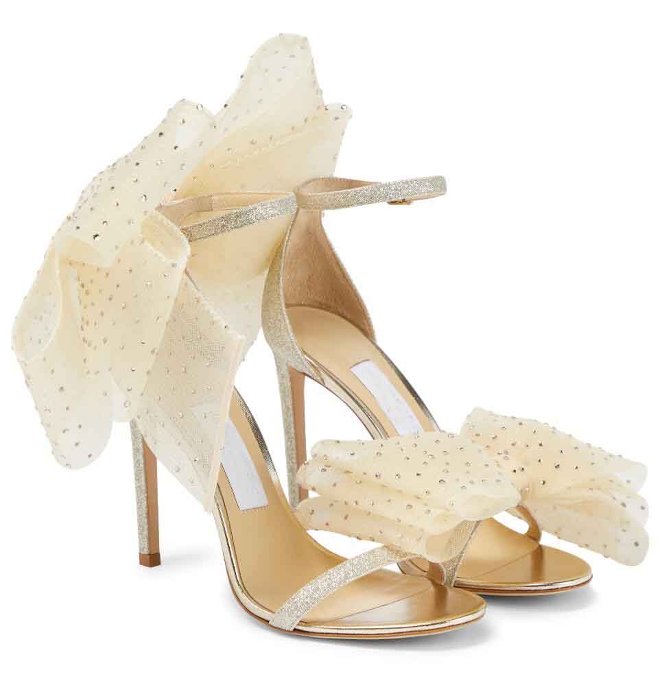 Famous Brand Aveline Bow-trimmed Sandals Shoes Women Mesh Crystal-embellished Bows Buckled Ankle Straps Lady High Heels Party Wedding EU35-43
Famous Brand Aveline Bow-trimmed Sandals Shoes Women Mesh Crystal-embellished Bows Buckled Ankle Straps Lady High Heels Party Wedding EU35-43