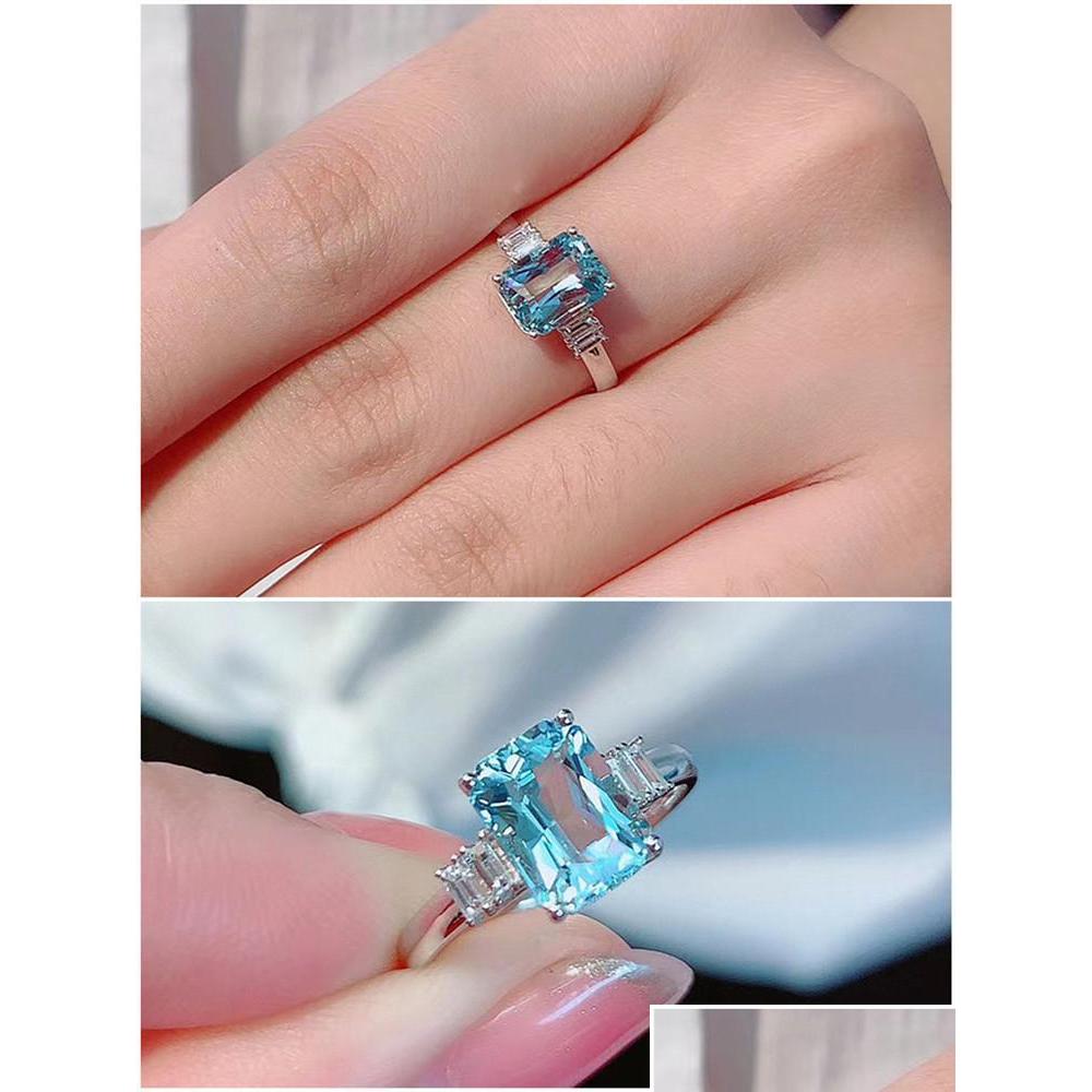 Cluster Rings Cluster Rings Fashion Blue Crystal Aquamarine Topaz Gemstones Diamonds For Women White Gold Sier Color Jewelry Bague B Dhpln
Cluster Rings Cluster Rings Fashion Blue Crystal Aquamarine Topaz Gemstones Diamonds For Women White Gold Sier Color Jewelry Bague B Dhpln