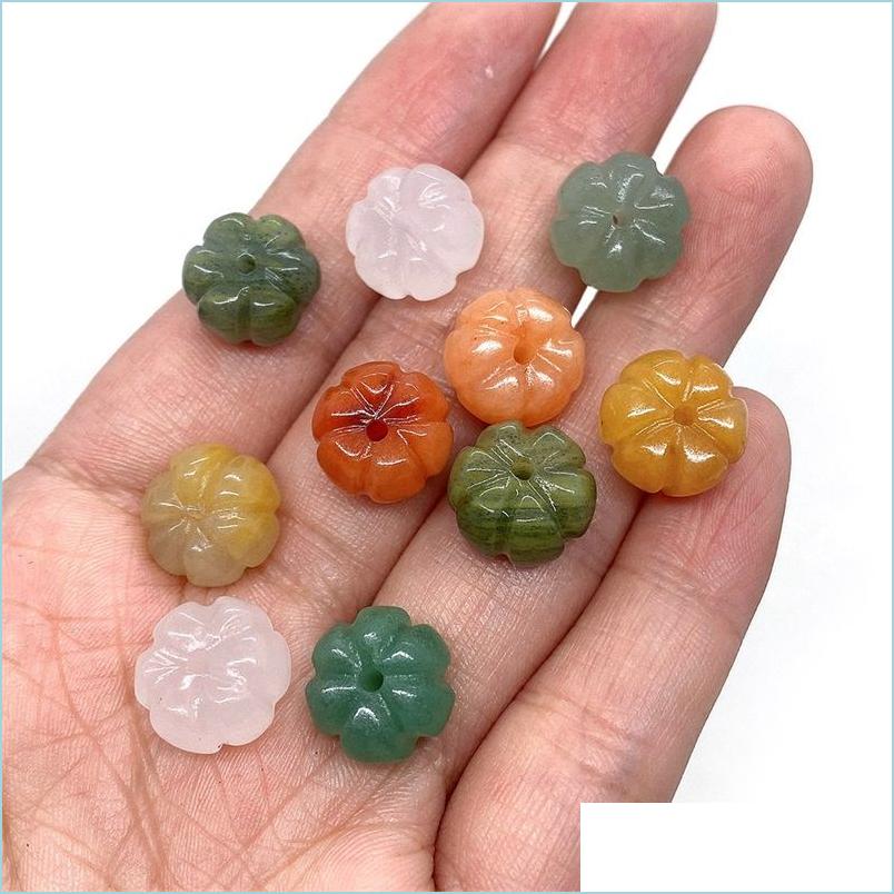 Stone 9X1M Pumpkin Shaped Natural Crystal Stone Beads Pink White Green Orange Punched Loose Bead Diy Jewelry Making Accessor Dhgarden Dhihr
Stone 9X1M Pumpkin Shaped Natural Crystal Stone Beads Pink White Green Orange Punched Loose Bead Diy Jewelry Making Accessor Dhgarden Dhihr