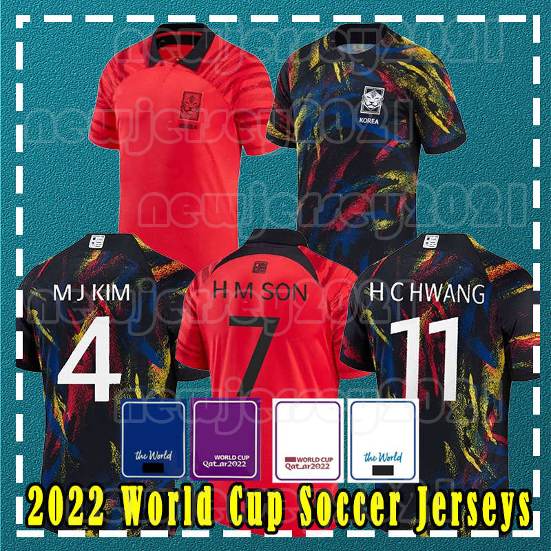 2022-2023 South Korea Soccer Jerseys 22-23 H M SON KIM HWANG LEE JEONG SUNG LEE KWON G S CHO W Y JEONG National team shirt Home Red Away Black Football uniform, Men jersey+patch(han guo)
2022-2023 South Korea Soccer Jerseys 22-23 H M SON KIM HWANG LEE JEONG SUNG LEE KWON G S CHO W Y JEONG National team shirt Home Red Away Black Football uniform, Men jersey+patch(han guo)