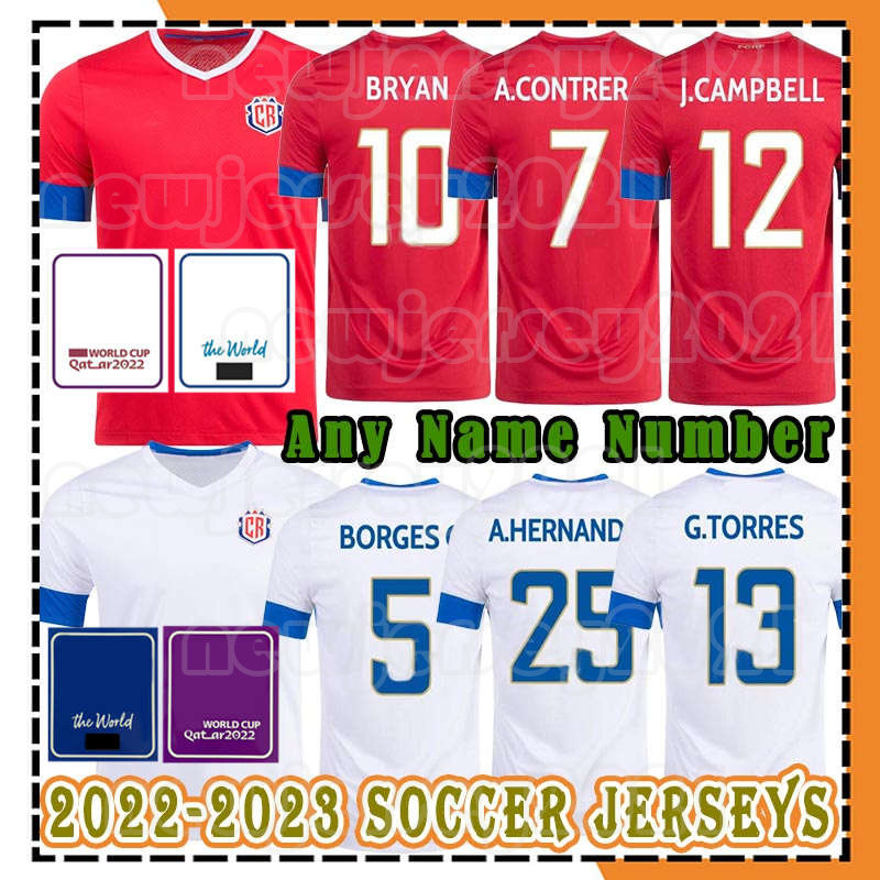 22-23 Costa Rica Soccer Jerseys Men national team CONTRERAS CAMPBELL BENNETTE TEJEDA VENEGAS RUIZ AGUILERA SALAS MORA home away football shirt, Men jersey(ge si da li jia)
22-23 Costa Rica Soccer Jerseys Men national team CONTRERAS CAMPBELL BENNETTE TEJEDA VENEGAS RUIZ AGUILERA SALAS MORA home away football shirt, Men jersey(ge si da li jia)