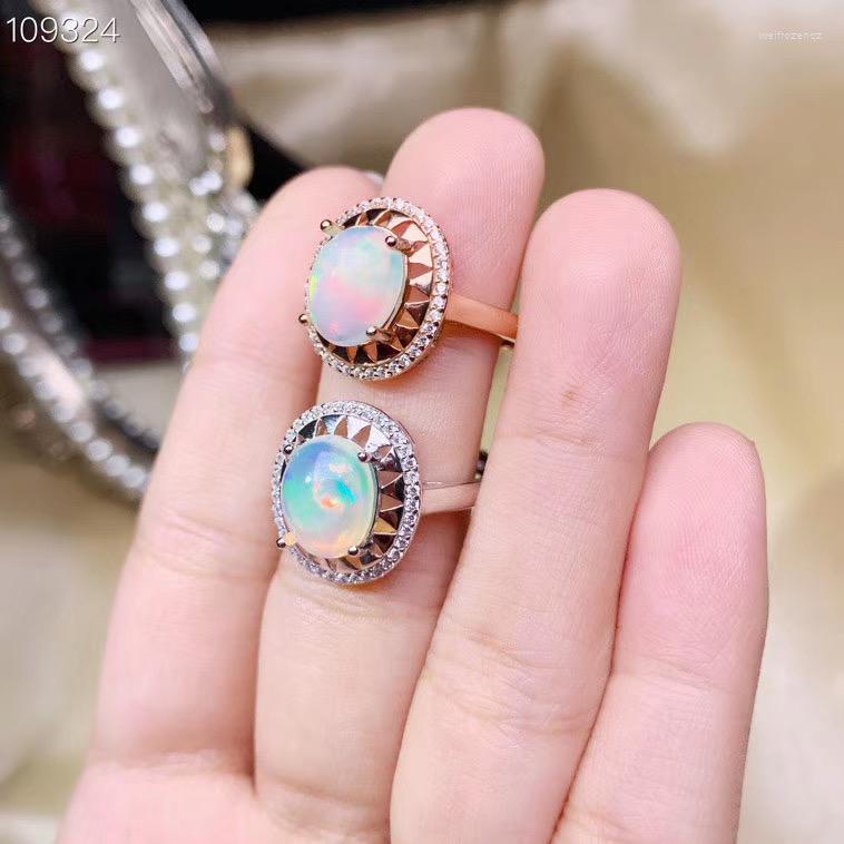 Cluster Rings The Gift For Your Wife Real Natural Opal 925 Sterling Silver Fine Jewelry Men Or Woman
Cluster Rings The Gift For Your Wife Real Natural Opal 925 Sterling Silver Fine Jewelry Men Or Woman