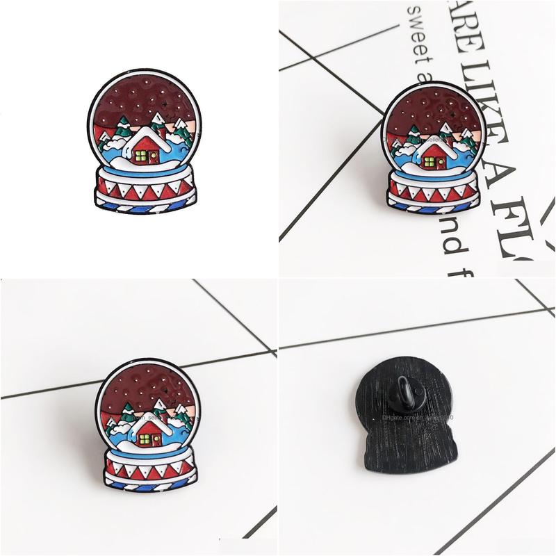 Pins Brooches Creative Cartoon Crystal Ball Brooch Ornament Winter Castle Snow Metal Badge Women Denim Shirt Gift Bag Accessories D Dhmit
Pins Brooches Creative Cartoon Crystal Ball Brooch Ornament Winter Castle Snow Metal Badge Women Denim Shirt Gift Bag Accessories D Dhmit