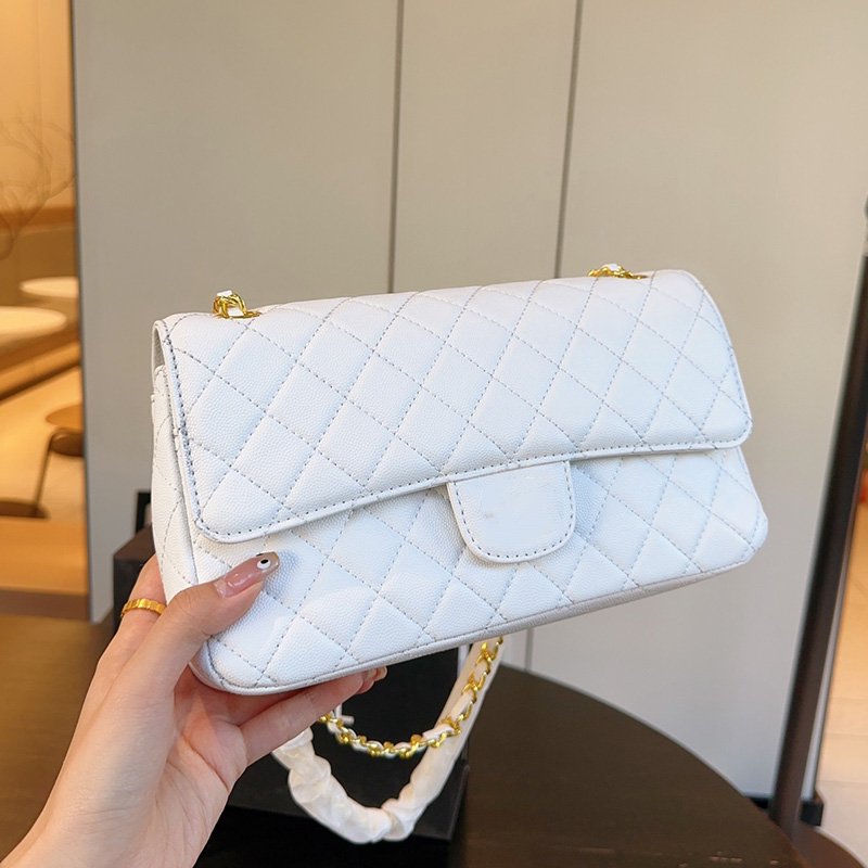 Womens Designer Cross Body Caviar Leather Bags Calfskin Genuine Leather Classic Doulde Flap Quilted Purse Outdoor Sacoche Handbags Multi Pochette Clutch 25CM, Box
Womens Designer Cross Body Caviar Leather Bags Calfskin Genuine Leather Classic Doulde Flap Quilted Purse Outdoor Sacoche Handbags Multi Pochette Clutch 25CM, Box