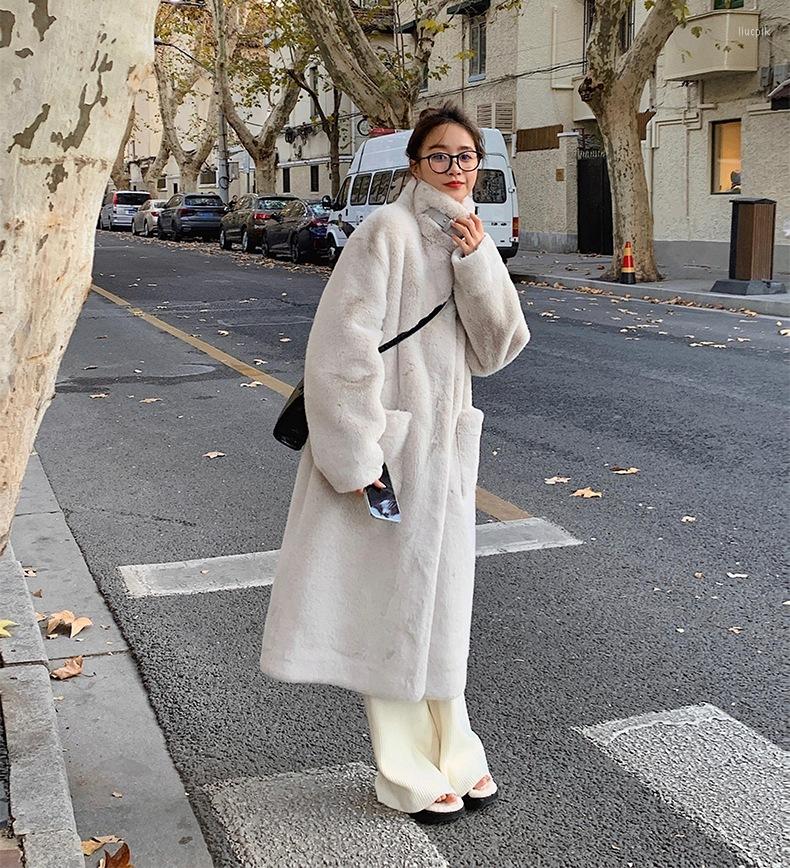 Women' Fur Eco-friendly Integrated Coat Winter Casual Imitation Mink Long Over-the-knee Thermal Stand-up Collar Plush, Beige
Women' Fur Eco-friendly Integrated Coat Winter Casual Imitation Mink Long Over-the-knee Thermal Stand-up Collar Plush, Beige