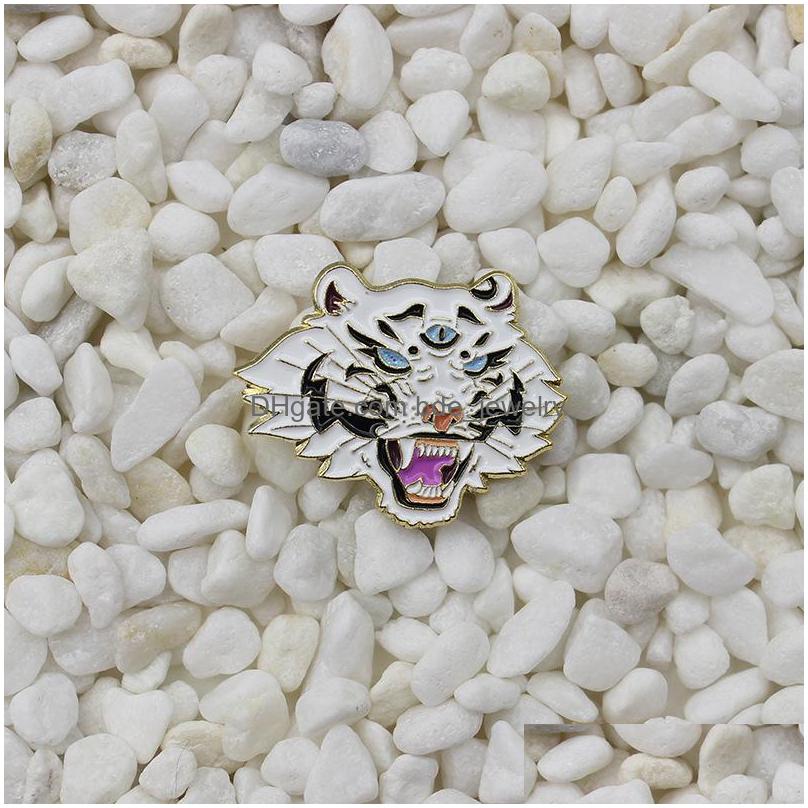 Pins Brooches Ferocious Threeeyed Tiger Head Brooch Cartoon Animal Enamel Pin For Children Gold Plated Metal Badges Jewelry Small F Dhmex
Pins Brooches Ferocious Threeeyed Tiger Head Brooch Cartoon Animal Enamel Pin For Children Gold Plated Metal Badges Jewelry Small F Dhmex