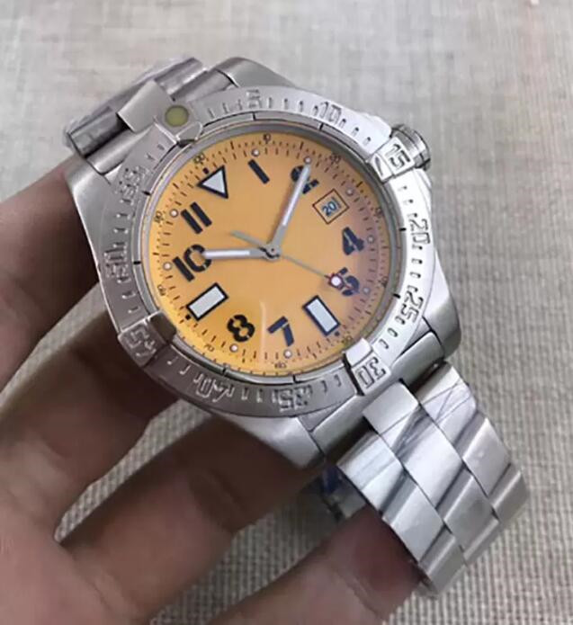 Multicolor Watches Men Orange yellow blue black dial Stainless Steel Yellow Avenger Seawolf Automatic Mechanical Watch Men's Dive Wristwatches
Multicolor Watches Men Orange yellow blue black dial Stainless Steel Yellow Avenger Seawolf Automatic Mechanical Watch Men's Dive Wristwatches