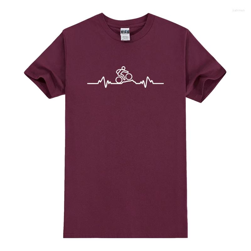 Men's T Shirts Mountain Biker Heartbeat Cyclinger T-SHIRT Cycle Fashion Funny Birthday Cotton Short Sleeves, Black
Men's T Shirts Mountain Biker Heartbeat Cyclinger T-SHIRT Cycle Fashion Funny Birthday Cotton Short Sleeves, Black
