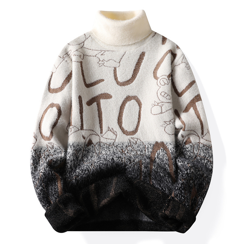 Men's Sweaters 2023 Pull Homme Winter Fashion Mink Cashmere Sweater Men Thick Warm Mens Christmas Jumper Turtleneck Male Pullover Sweaters 221128, Green
Men's Sweaters 2023 Pull Homme Winter Fashion Mink Cashmere Sweater Men Thick Warm Mens Christmas Jumper Turtleneck Male Pullover Sweaters 221128, Green