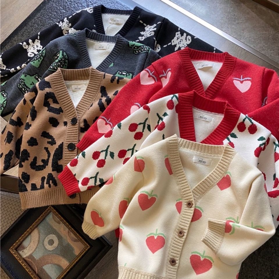 Cardigan Autumn Winter Girls Boys Fleece Knitting Sweaters Baby Kids Children 221128, Auburn
Cardigan Autumn Winter Girls Boys Fleece Knitting Sweaters Baby Kids Children 221128, Auburn