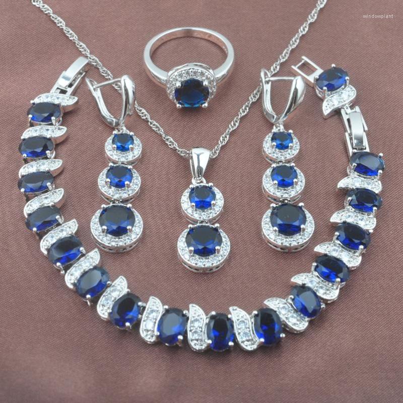 Necklace Earrings Set 2022 Blue Zirconia 925 Silver Women's Wedding Bracelet Pendant Ring YZ0492, Picture shown
Necklace Earrings Set 2022 Blue Zirconia 925 Silver Women's Wedding Bracelet Pendant Ring YZ0492, Picture shown