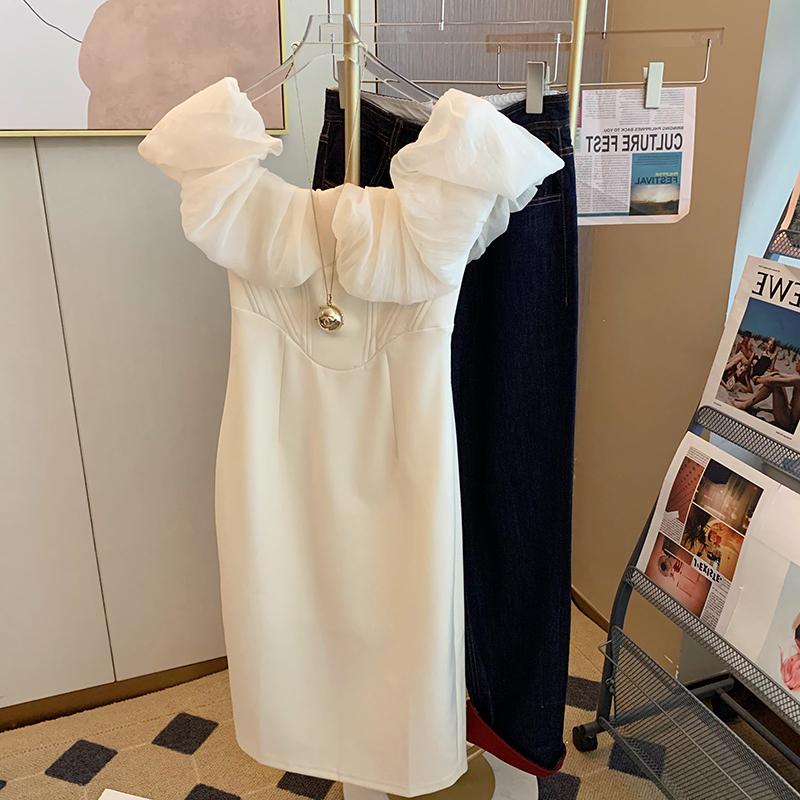 Party Dresses Summer Off Shoulder Patchwork Dress For Women Elegant Fashion Outfits Midi Bodycon Clothing Vestidos, Ivory
Party Dresses Summer Off Shoulder Patchwork Dress For Women Elegant Fashion Outfits Midi Bodycon Clothing Vestidos, Ivory