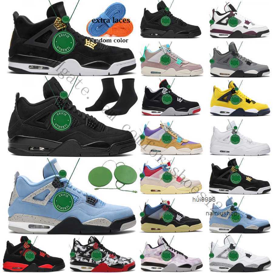 Basketball Shoes Sports Shoe Military Black Sail University Blue Black Cat Fire Red Thunder Royalty Neon Dark Mocha Pine Green Off Noir 4S