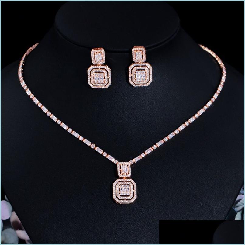 Earrings Necklace Zircons Shiny Baguette Cubic Zirconia Wedding Bridal Party Necklace Earrings Fashion Gold Color Jewelry Dhgarden Dhczf, As show
Earrings Necklace Zircons Shiny Baguette Cubic Zirconia Wedding Bridal Party Necklace Earrings Fashion Gold Color Jewelry Dhgarden Dhczf, As show