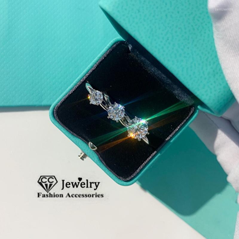 Wedding Rings Jewelry For Women White Gold Plated 1-5ct 6 Cubic Zirconia Round Stone Engagement Propose Ring 1611
Wedding Rings Jewelry For Women White Gold Plated 1-5ct 6 Cubic Zirconia Round Stone Engagement Propose Ring 1611