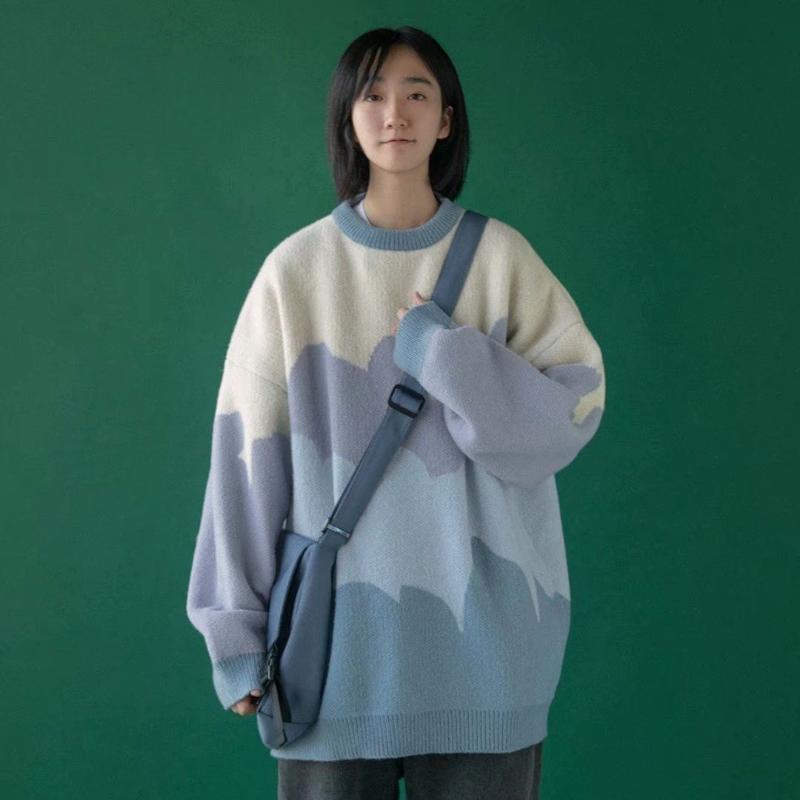 Men's Sweaters Harajuku Sweater For Women Winter Vintage Round Neck Loose Pullover Couples Korean Clothes Hip Hop Retro Knitted Tops, Green
Men's Sweaters Harajuku Sweater For Women Winter Vintage Round Neck Loose Pullover Couples Korean Clothes Hip Hop Retro Knitted Tops, Green