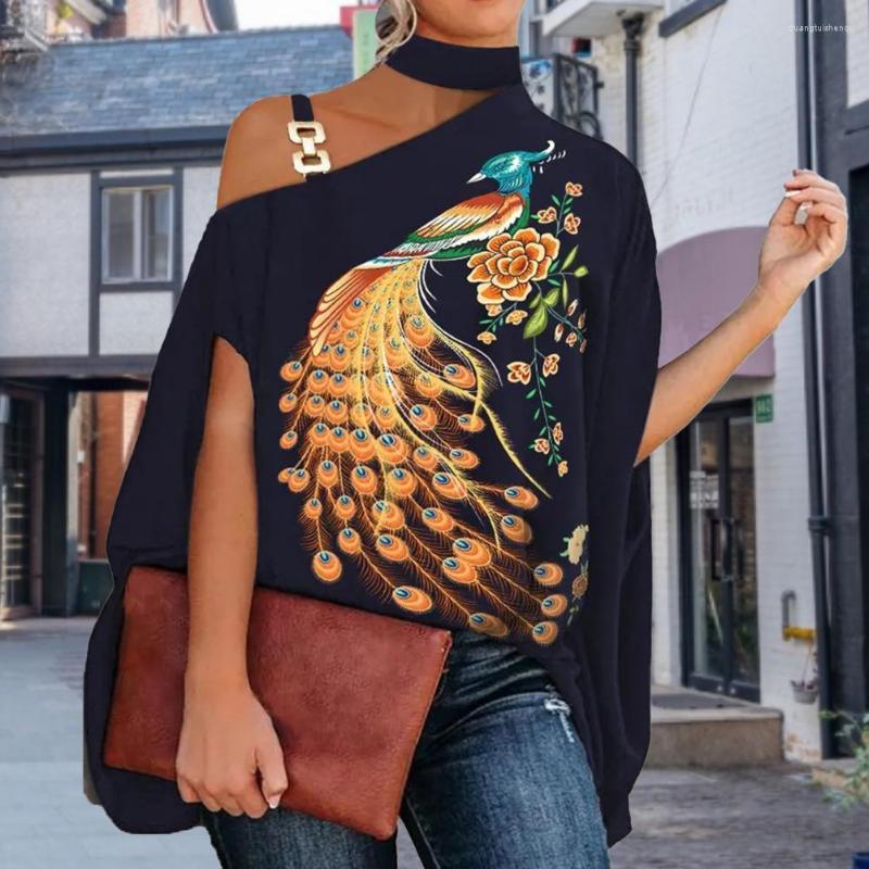 Women' Blouses Elegant Women Blouse Halter Batwing Sleeve One Shoulder Top Black White Patchwork Ink Flower Print Fashion Female Clothing, Green
Women' Blouses Elegant Women Blouse Halter Batwing Sleeve One Shoulder Top Black White Patchwork Ink Flower Print Fashion Female Clothing, Green