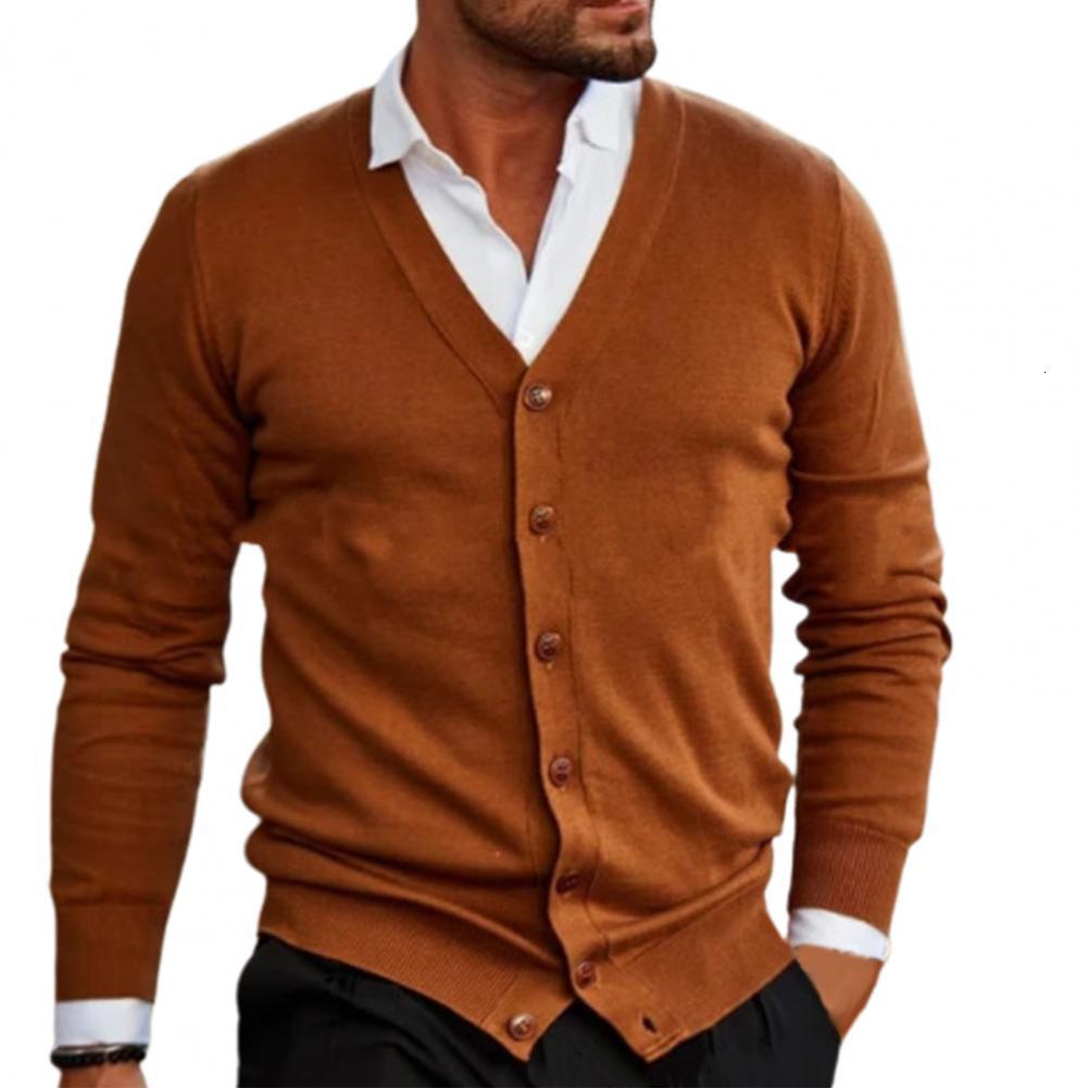 Men's Sweaters Vintage Men Knitted Sweater Coat Buttons Vneck Autumn Winter Outerwear Solid Color Long Sleeve Cardigan Sweater Knitwear 221128, White
Men's Sweaters Vintage Men Knitted Sweater Coat Buttons Vneck Autumn Winter Outerwear Solid Color Long Sleeve Cardigan Sweater Knitwear 221128, White