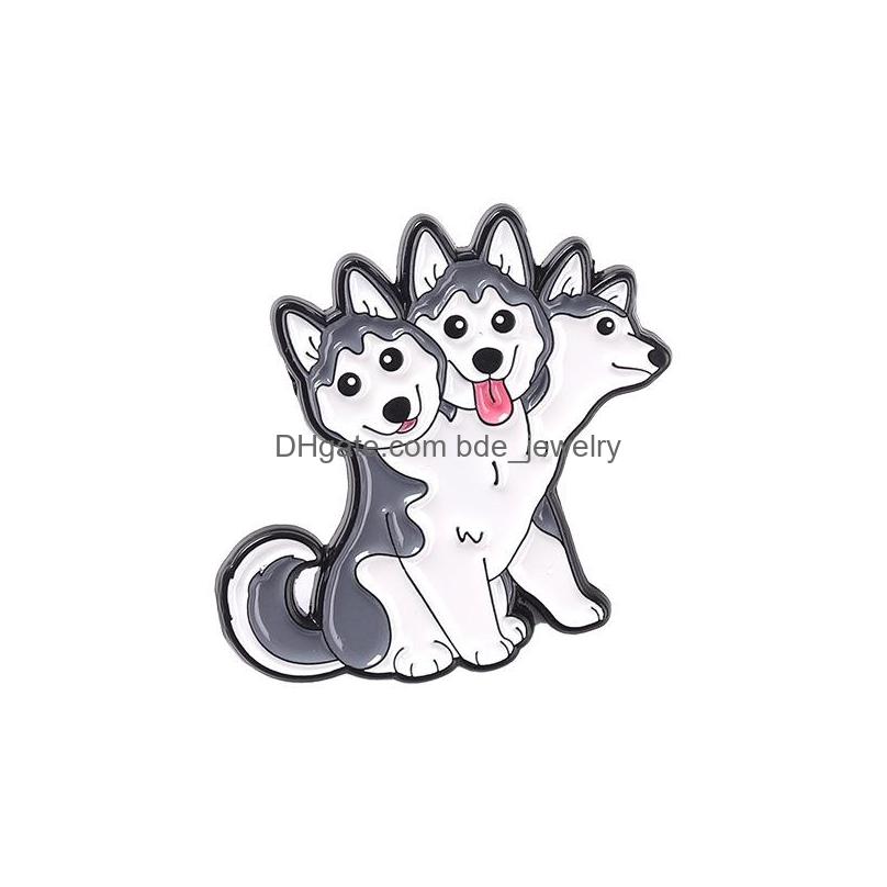 Pins Brooches Cartoon Animal Brooches Set 5Pcs Creative Three Head Dog Enamel Paint Badges For Girls Alloy Lapel Pin Denim Shirt Fa Dhwvz
Pins Brooches Cartoon Animal Brooches Set 5Pcs Creative Three Head Dog Enamel Paint Badges For Girls Alloy Lapel Pin Denim Shirt Fa Dhwvz