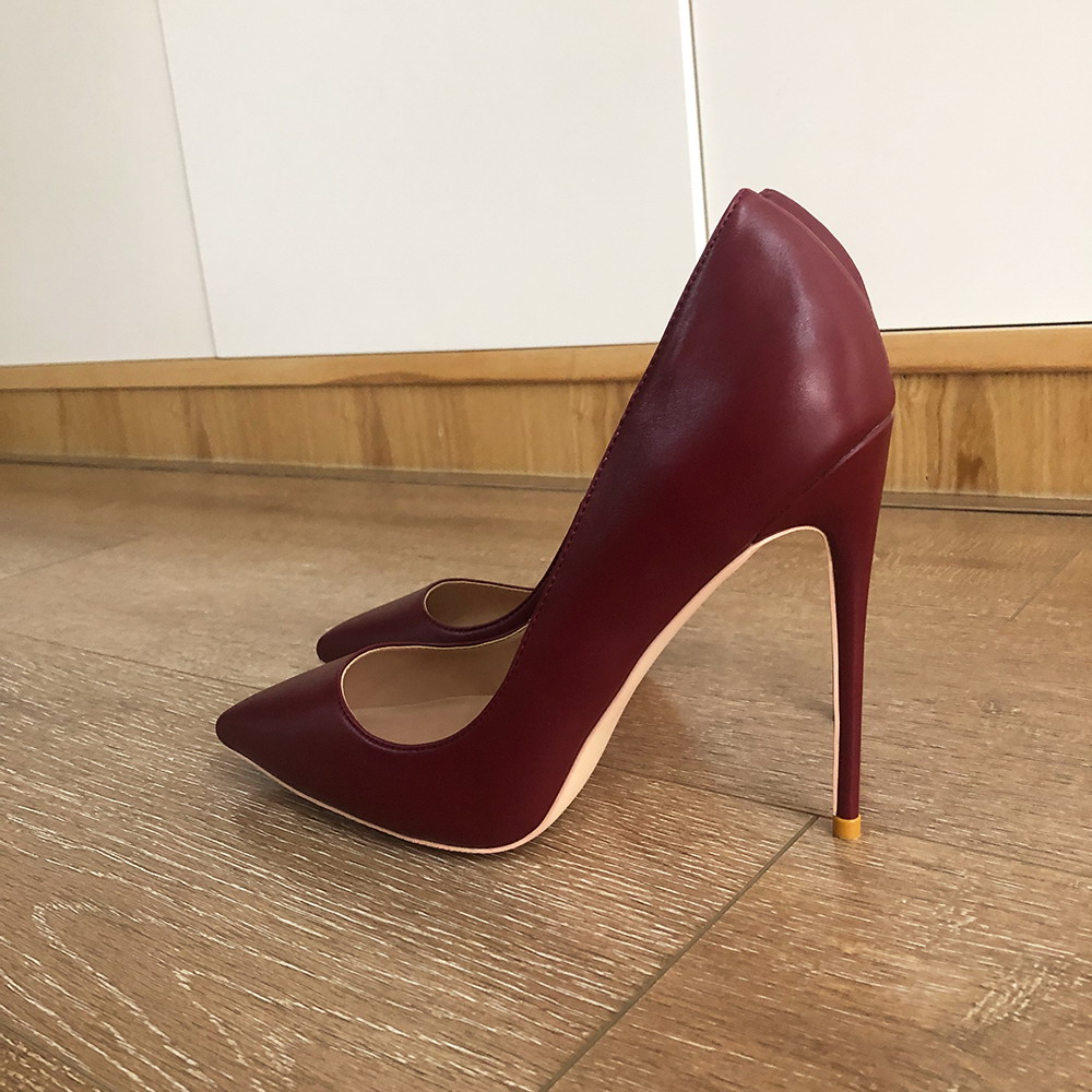 Wine Red Matte Women High Heels Shoes Designer Brand Red Bottoms Stilettos Pumps 12CM 10CM 8CM Burgundy Wedding Shoe Basic Dress Ladies Pointy Toes Leather Boot, Heel 12cm
Wine Red Matte Women High Heels Shoes Designer Brand Red Bottoms Stilettos Pumps 12CM 10CM 8CM Burgundy Wedding Shoe Basic Dress Ladies Pointy Toes Leather Boot, Heel 12cm