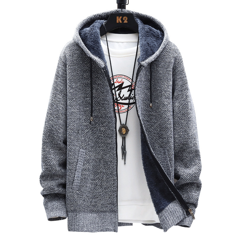 Men's Sweaters 2023 Autumn Winter Style Men's Plush Thickened Knitwear Trend Slim Hooded Sweater Coat Youth Cardigan Coat 8802 221128, Beige
Men's Sweaters 2023 Autumn Winter Style Men's Plush Thickened Knitwear Trend Slim Hooded Sweater Coat Youth Cardigan Coat 8802 221128, Beige