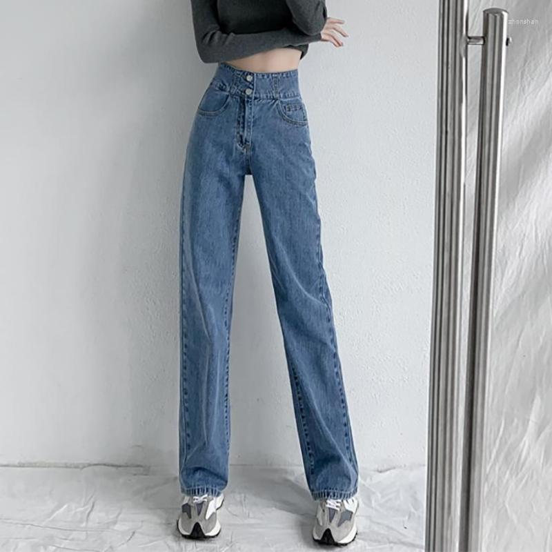 Women' Jeans Vintage Blue Women 2022 Summer Fashion Korean Woman High Waist Loose Double Button Denim Trousers Straight Mom Baggy Pants, White
Women' Jeans Vintage Blue Women 2022 Summer Fashion Korean Woman High Waist Loose Double Button Denim Trousers Straight Mom Baggy Pants, White