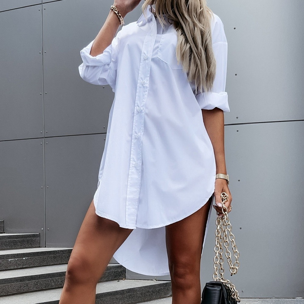 QNPQYX New Autumn Women Shirts White Plain Loose Oversized Blouses Female Tops Loose BF Korean Style Blusas Pockets Harajuku Tops Shirt
QNPQYX New Autumn Women Shirts White Plain Loose Oversized Blouses Female Tops Loose BF Korean Style Blusas Pockets Harajuku Tops Shirt