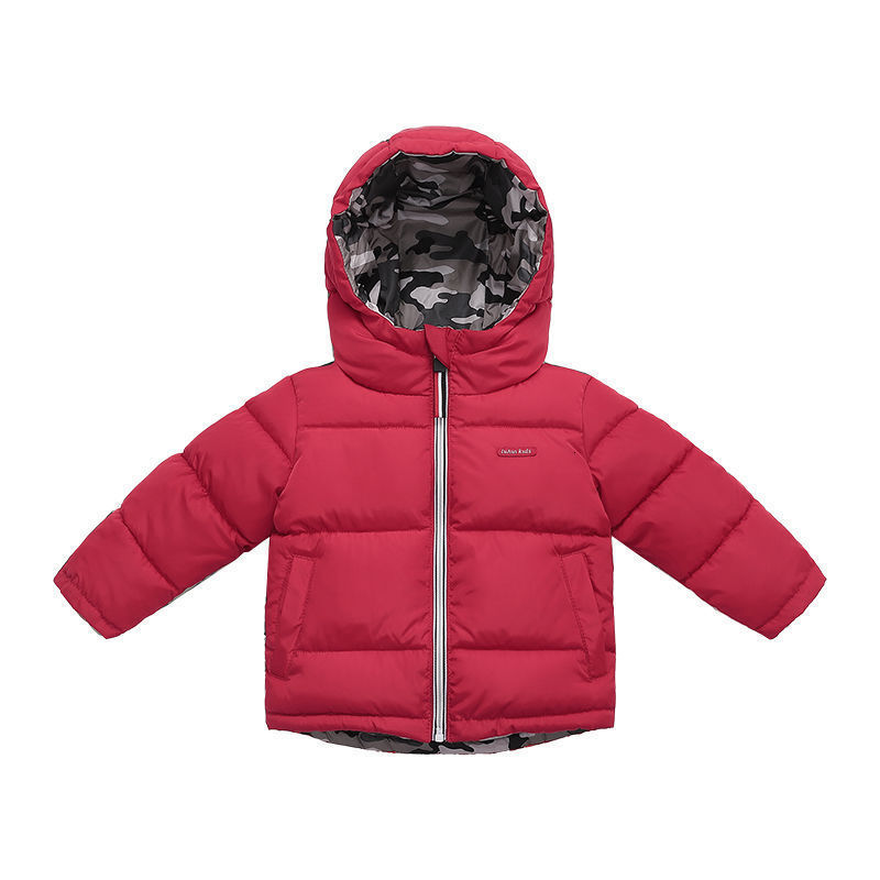 Down Coat Baby Girls Hooded Cotton Jackets Waterproof Kids s Winter Boys Warm Toddler Girl Zipper Outerwear 221125