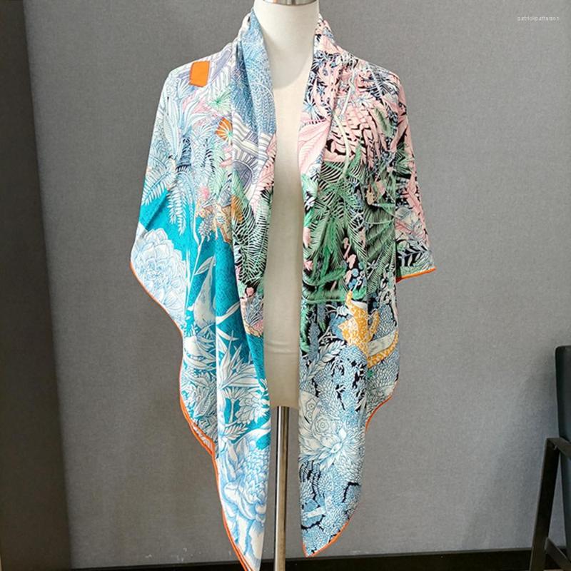 Scarves High-end Elegant Women's Exquisite Tropical Rain Forest Fubao Double-sided Printing Quality Silk And Wool Warm Scarf Shawl Wraps
Scarves High-end Elegant Women's Exquisite Tropical Rain Forest Fubao Double-sided Printing Quality Silk And Wool Warm Scarf Shawl Wraps
