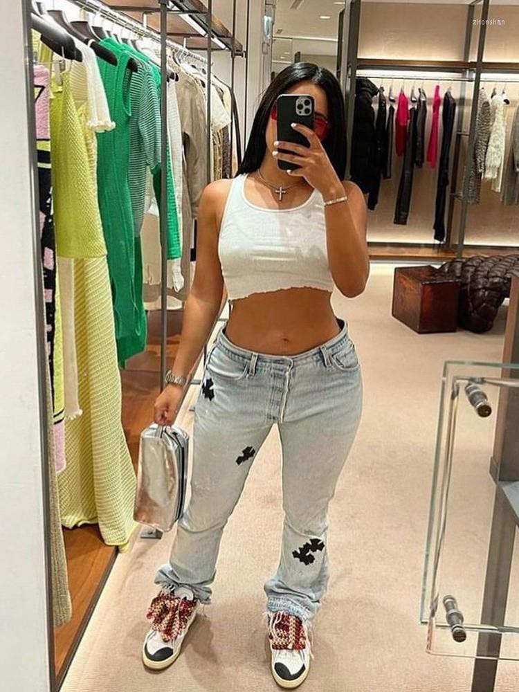 Women' Jeans WESAYNB Wholesale Y2k Clothes Casual Pants For Women 2022 Fashion High Waist Pockets Denim Trousers Baggy Streetwear, Black
Women' Jeans WESAYNB Wholesale Y2k Clothes Casual Pants For Women 2022 Fashion High Waist Pockets Denim Trousers Baggy Streetwear, Black