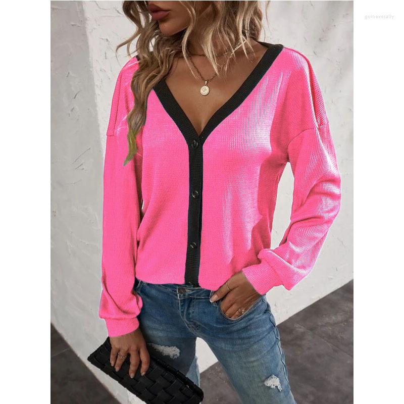 Women' T Shirts 2022 Autumn Winter Sexy Low-cut V-neck Long-sleeved Knitted Cardigan Women Thread T-shirt Navel Bottoming Shirt Loose Top
Women' T Shirts 2022 Autumn Winter Sexy Low-cut V-neck Long-sleeved Knitted Cardigan Women Thread T-shirt Navel Bottoming Shirt Loose Top