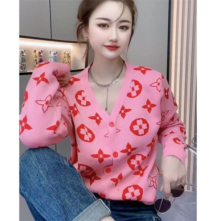New Women' Sweaters Women Spring Autumn Loose Casual Woman knitted designer sweater, Pink
New Women' Sweaters Women Spring Autumn Loose Casual Woman knitted designer sweater, Pink