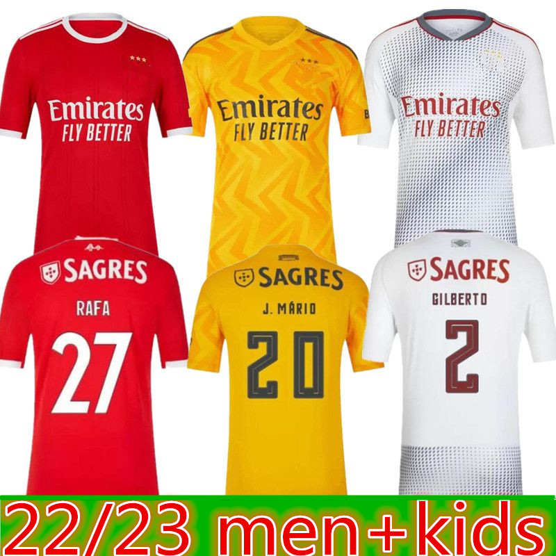 23 BenfiCaS Soccer Jersey Enzo Fernande Camiseta SEFEROVIC ZIVKOVIC SALVIO ELISEU FEJSA RAFA 2022 2023 zJONAS GABRIEL Football men shirts kids kit home away 3rd, Away/kids
23 BenfiCaS Soccer Jersey Enzo Fernande Camiseta SEFEROVIC ZIVKOVIC SALVIO ELISEU FEJSA RAFA 2022 2023 zJONAS GABRIEL Football men shirts kids kit home away 3rd, Away/kids