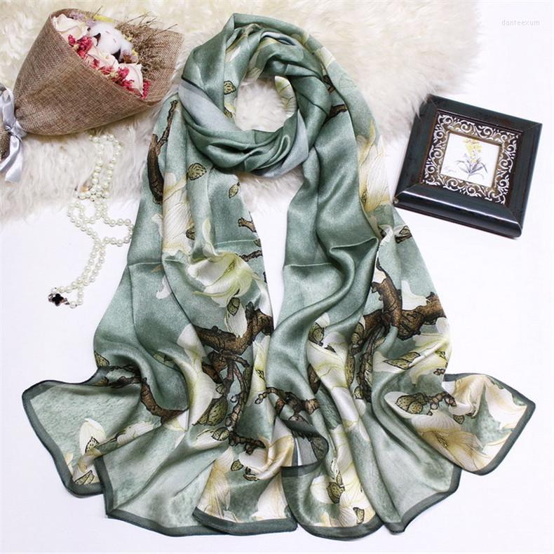 Scarves 180x65cm Women Multifunction Polyester Silk Scarf Elegant Flower Casual Satin Wraps Shawl
Scarves 180x65cm Women Multifunction Polyester Silk Scarf Elegant Flower Casual Satin Wraps Shawl