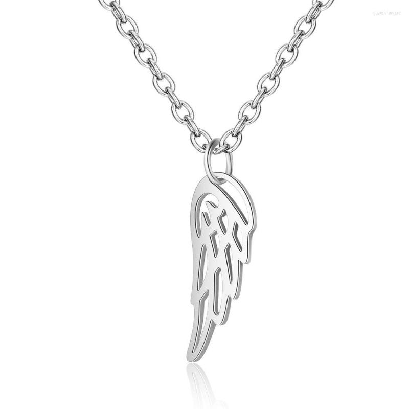 Pendant Necklaces Europe And The United States Titanium Angel Wing Necklace Female Free Flying Fashion Stainless Steel
Pendant Necklaces Europe And The United States Titanium Angel Wing Necklace Female Free Flying Fashion Stainless Steel