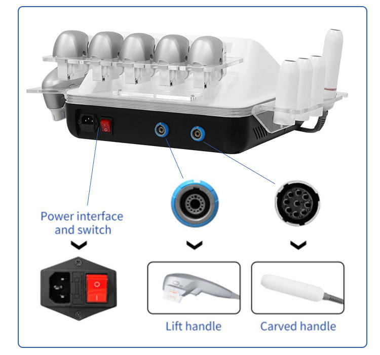 Good Salon dual handle hifu 7d facial y corporal 2022 SMAS face lifting and body slimming 7D hifu facial machine for salon
