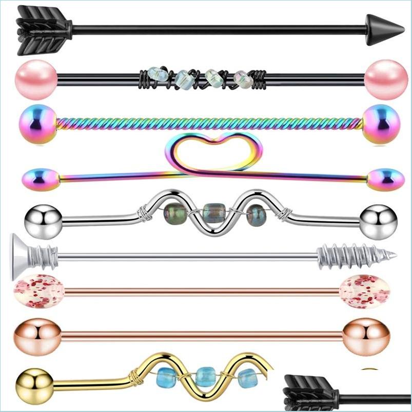 Navel Bell Button Rings 9Pc 14G Industrial Barbell Navel Piercing Ear Cartilage Helix Stud Straight Long Bar Earring Body Dhgarden Dhvjs
Navel Bell Button Rings 9Pc 14G Industrial Barbell Navel Piercing Ear Cartilage Helix Stud Straight Long Bar Earring Body Dhgarden Dhvjs