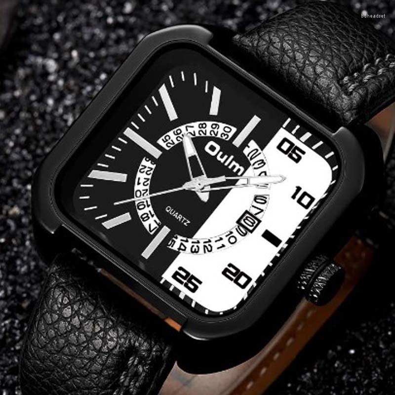 Wristwatches Fashion Square Watches Men Leather Strap Calendar Quartz Casual Sport Relogio Masculino Reloj Hombre, 38763
Wristwatches Fashion Square Watches Men Leather Strap Calendar Quartz Casual Sport Relogio Masculino Reloj Hombre, 38763