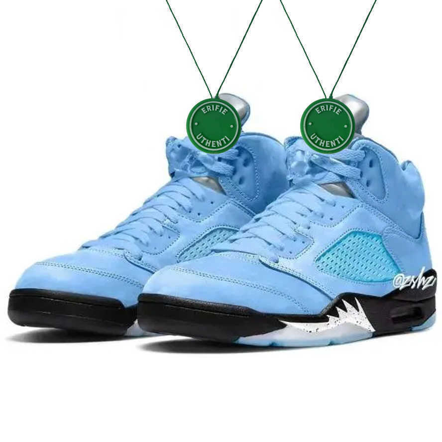 With Box 5 Mens Og Basketball Shoes jrodens 5s University Racer Blue Aqua Mars For Her Raging Bull Oreo Easter Bluebird Concord Black
