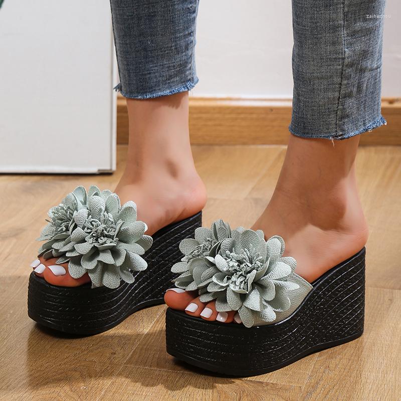 Slippers Shoes For Women 2022 Sweet Women's Summer Fashion Flower Platform High Heel Sandals Beach Casual, Beige
Slippers Shoes For Women 2022 Sweet Women's Summer Fashion Flower Platform High Heel Sandals Beach Casual, Beige