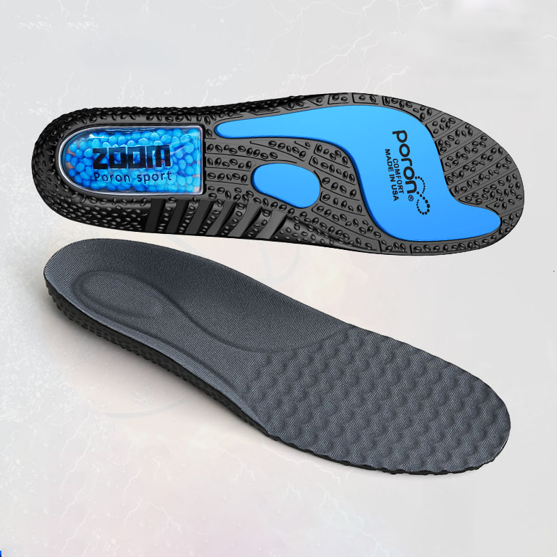 Shoe Parts Accessories Upgrade Sports Shock Absorption Insole PU Memory Foam Breathable Arch Support Orthopedic Shoes Pad Men Women Soles 221125