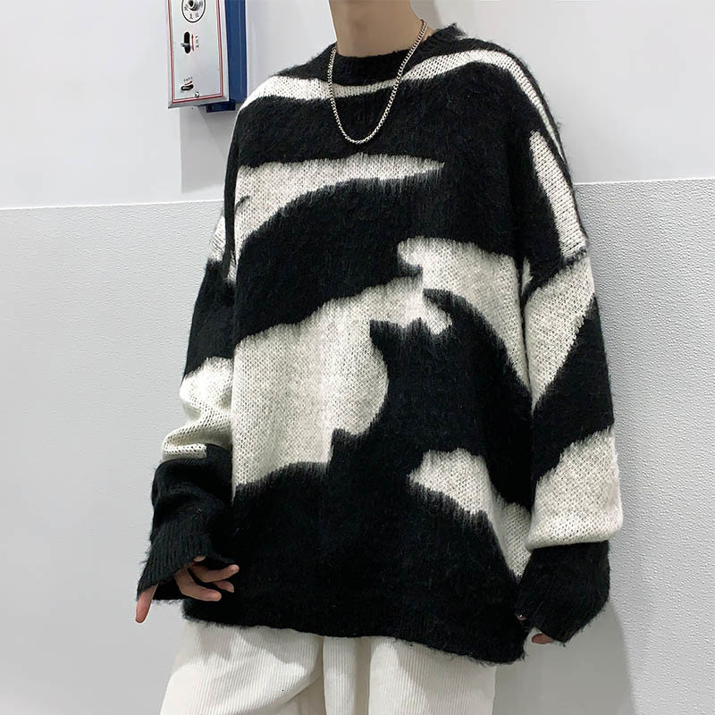 Men's Sweaters Autumn Winter Korean Fashion Men's Knitted Sweater Y2k Streetwear Men Tie Dye Casual Pullover Harajuku Knit Top Blouses Sweaters 221128, Black
Men's Sweaters Autumn Winter Korean Fashion Men's Knitted Sweater Y2k Streetwear Men Tie Dye Casual Pullover Harajuku Knit Top Blouses Sweaters 221128, Black