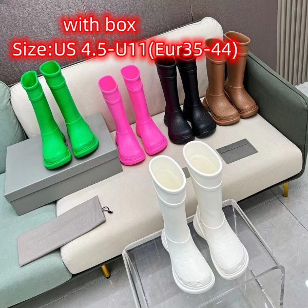 CROSS Women Designer Boot Boots Rain Rubber Winter Rainboots Platform Ankle Slip-On Half Pink Black Green Focalistic Outdoor Luxury Croc Size 35-44 Us5-11 with box, # 6
CROSS Women Designer Boot Boots Rain Rubber Winter Rainboots Platform Ankle Slip-On Half Pink Black Green Focalistic Outdoor Luxury Croc Size 35-44 Us5-11 with box, # 6