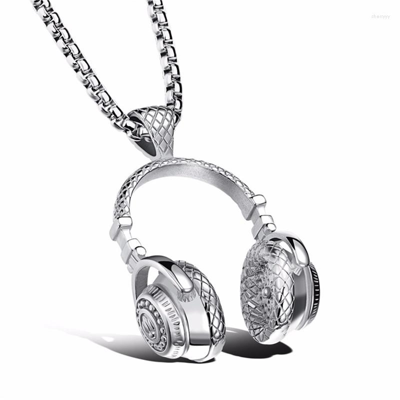 Pendant Necklaces Headset Earphone Gold Mens Long Pendants Chain Hip Hop For Boy Male Stainless Steel Jewelry Creativity Gift Wholesale
Pendant Necklaces Headset Earphone Gold Mens Long Pendants Chain Hip Hop For Boy Male Stainless Steel Jewelry Creativity Gift Wholesale