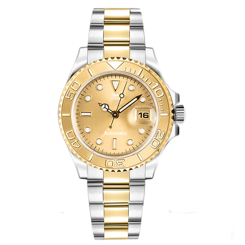 Classic men's watch automatic movement All stainless steel 18K gold-plated sapphire glass waterproof and wear-resistant, Colour2
Classic men's watch automatic movement All stainless steel 18K gold-plated sapphire glass waterproof and wear-resistant, Colour2